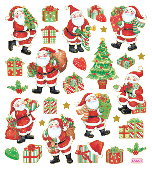 SANTAS JOB STICKERS