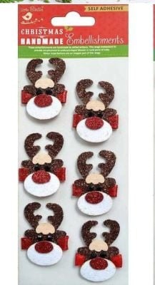 FESTIVE REINDEER STICKERS