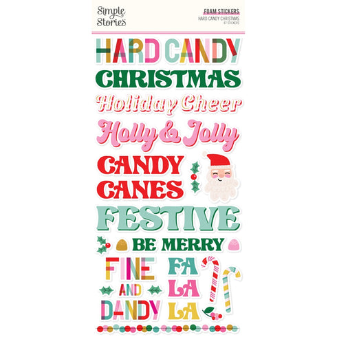 HARD CANDY XMAS FOAM STICKERS