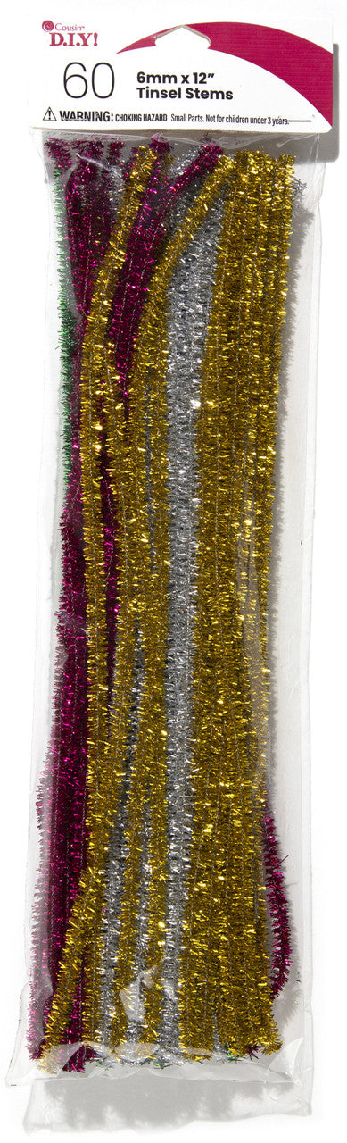 TINSEL STEMS 60/PKG