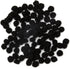 .5" BLACK POM POMS