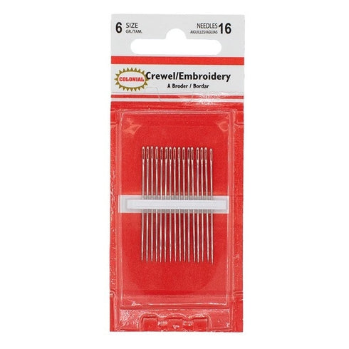 EMBROIDERY NEEDLES SIZE 6