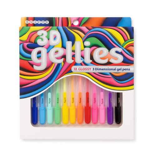3D GELLIES - GLOSSY 3D GEL PENS