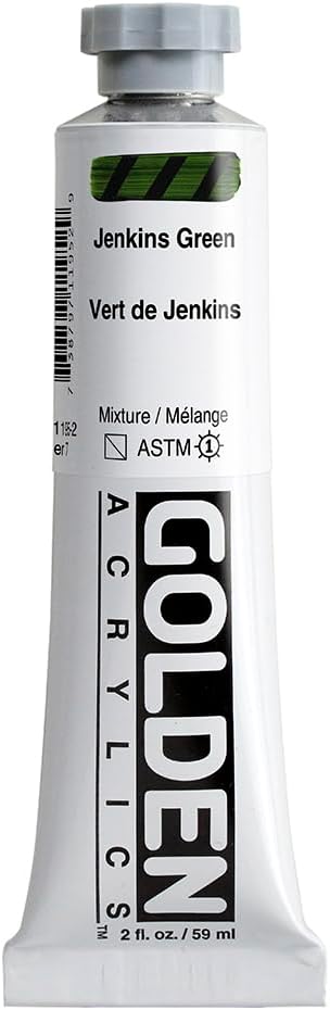 HB ACRYLIC PAINT PERMA GREEN LIGHT 2OZ