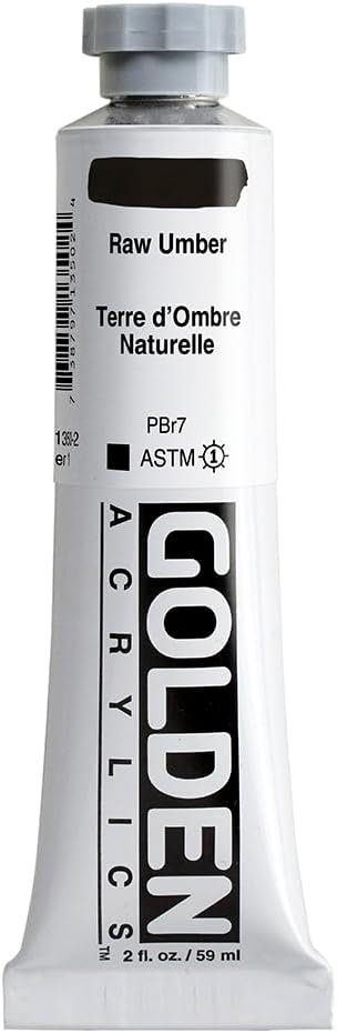 HB ACRYLIC PAINT BURNT UMBER 2OZ