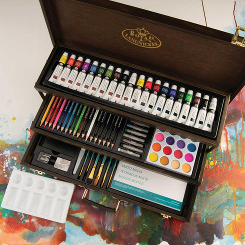 100 PIECE MIXED MEDIA ART SET