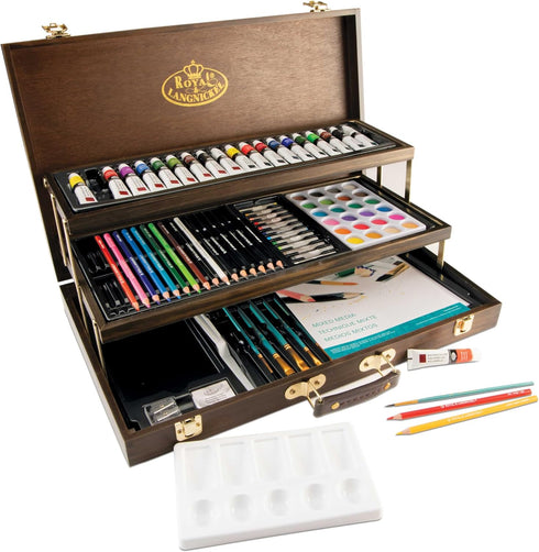 100 PIECE MIXED MEDIA ART SET