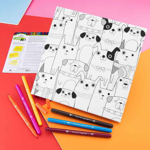 CANVAS ART MARKER DOG