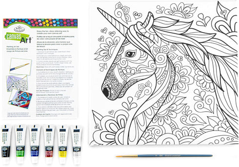 CANVAS ART PAINT UNICORN
