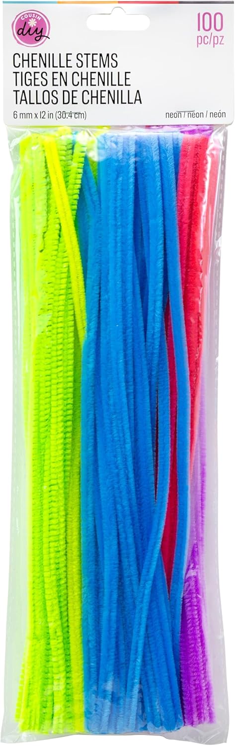 NEON CHENILLE STEMS