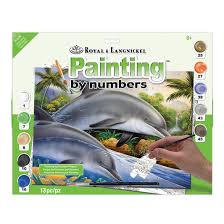 Dolphin Island Paint By Number