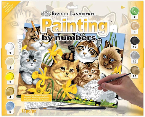 CATS MONTAGE PAINT BY NUMBER