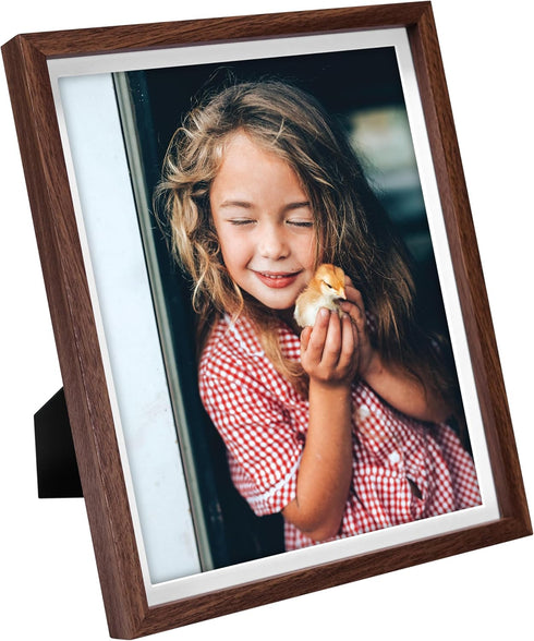8X10 WALNUT FRAME MATTED