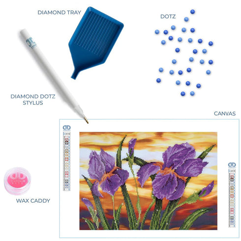 IRIS SUNSET DIAMOND ART KIT