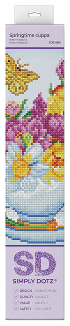 SPRINGTIME CUPPA DIAMOND ART