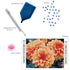 PEACH DAHLIAS DIAMOND ART KIT