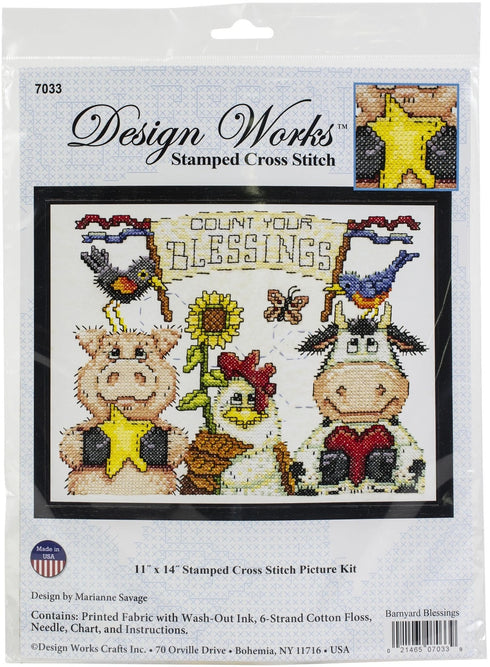 BARNYARD BLESSING CROSS STITCH