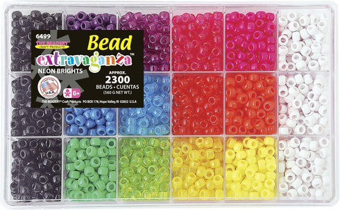 Neon Brights Pony Bead St
