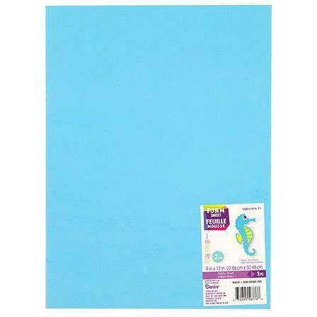 FOAM BABY BLUE 9X12 FOAM SHEET