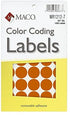LABEL M ORANGE COLOR CODING LABELS MACO