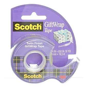 3M 15 Transparent Tape Satin 3/4 By 650 Inch