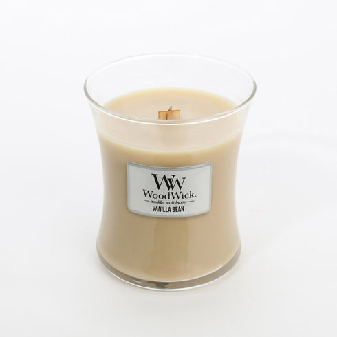 WOODWICK VANILLA BEAN 10OZ CANDLE