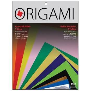 ORIGAMI ASSORTED SOLID ORIGAMI PAPER