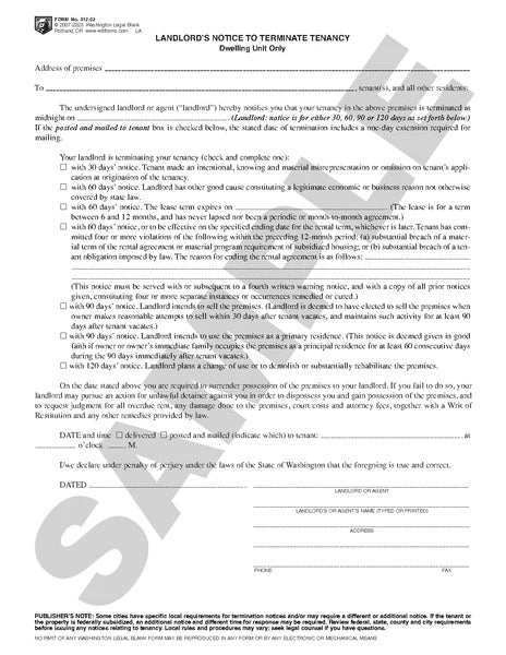 812.02 LANDLORD NOTICE TERMINA
