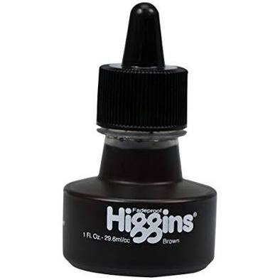BROWN WATERPROOF DRAWING INK
