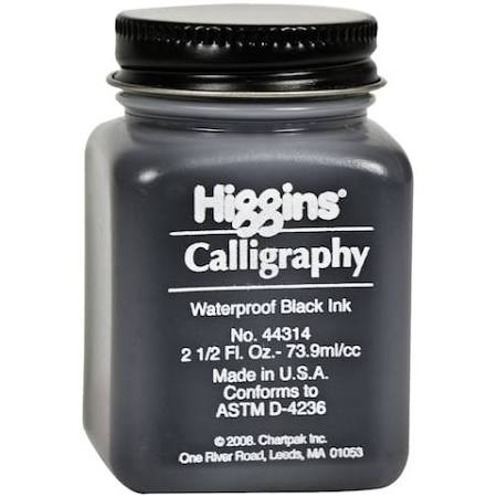 BLACK CALLIGRAPHY INK