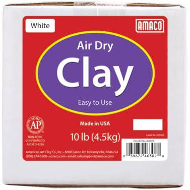 CLAY AIR DRY WHITE 10LB