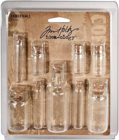 CORKED VIALS 9PC