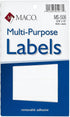 LABEL M 5/16 X1/2 RECTANGULAR MACO
