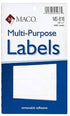 LABEL M 1/2X1 RECTANGULAR MACO