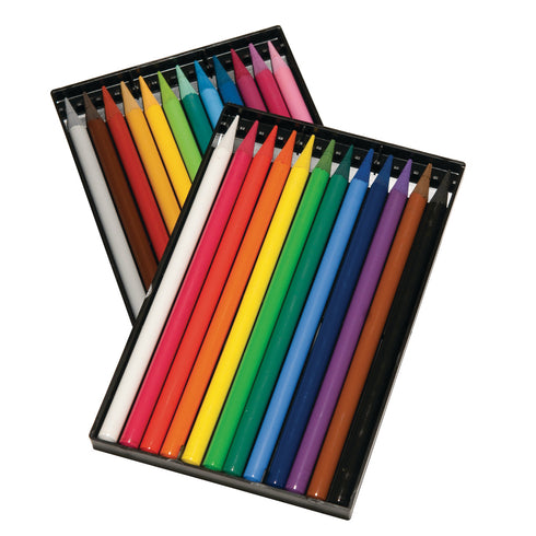 COL PENC WL 24PK WOODLESS COLOR PENCILS