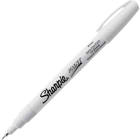 SHARPIE PAINT MARKER EXTRA FINE WHITE OIL PAINT