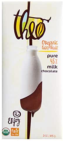 THEO CHOCOLATE BAR - MILK CHOCOLATE 45% CREAMY
