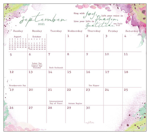 BE STILL 2021 MAGNETIC CALENDAR PAD