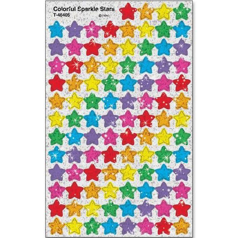 STICKER COLORFUL SPARKLE STARS