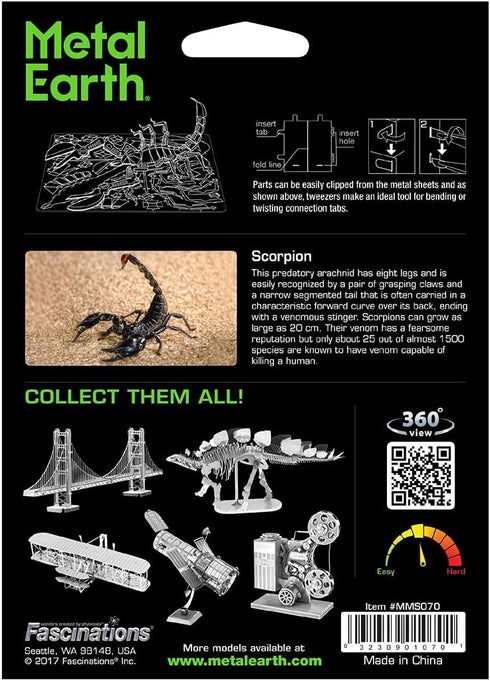 METAL EARTH SCORPION METAL KIT