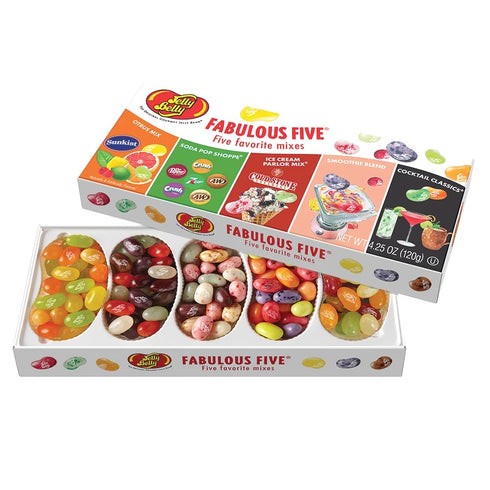 JELLY BELLY - FABULOUS FIVE JELLY BEANS BOX