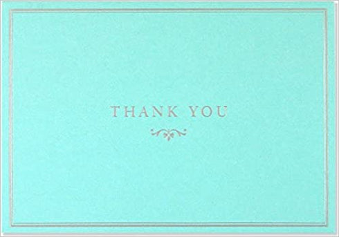 BLUE ELEGANCE THANK YOU NOTES