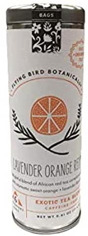 FLYING BIRD BOTANICLES TEA - LAVENDAR ORANGE RED 6 BAGS