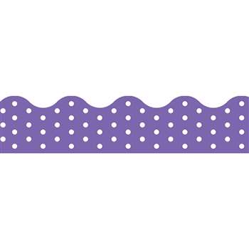 BORDER PURPLE DOTS TERRIFIC TRIMMER