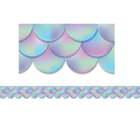 BORDER IRIDESCENT SCALLOPS BORDER