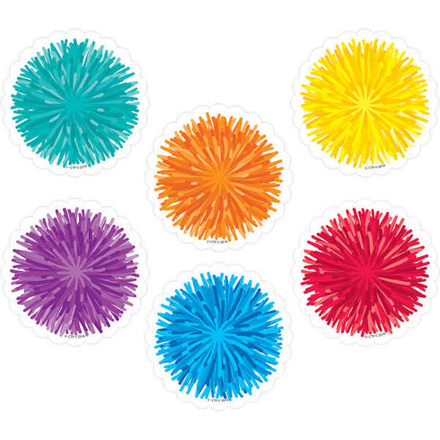 CUT OUTS POM POMS
