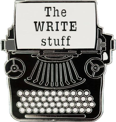 ENAMEL PIN TYPEWRITER