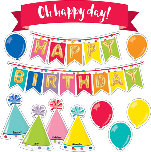 BULLETIN SET HAPPY BIRTHDAY MINI BULLETIN BOARD SET