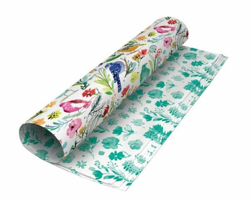 Bird Life Double Sided Gift Wrap