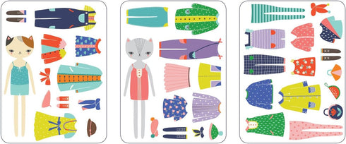 MAGNETIC DRESS UP CAT FASHION